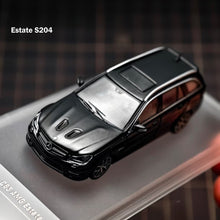 Load image into Gallery viewer, King 1:64 Black C63 AMG Estate S204 Wagon Sports Model Diecast Metal Car New Collection