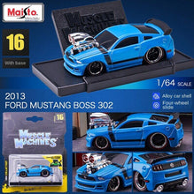 Load image into Gallery viewer, Maisto 1:64 2013 Mustang Boss 302 Racing Sports Model Toy Diecast Metal Car