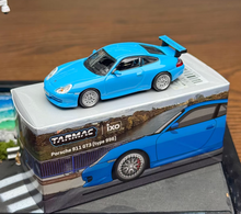 Load image into Gallery viewer, Tarmac 1:64 Blue 911 GT3 Type 996 Sports Model Diecast Metal Car New Collection