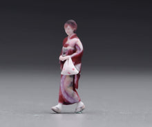 Load image into Gallery viewer, 1:64 Painted Figure Model Miniature Resin Sand Japanese Kimono Woman Walking