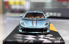 Load image into Gallery viewer, TOC 1:64 Ice Blue 812C Coupe Racing Sports Model Diecast Metal Car New Collection
