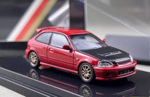 Load image into Gallery viewer, MH 1:64 Red JDM Civic Type R EK9 Mugen Sports Model Diecast Metal Car New Collection