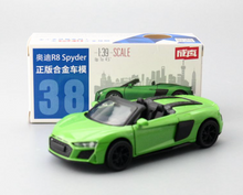 Load image into Gallery viewer, CCA 1:39 AUDI R8 Spyder Convertible Racing Sports Model Toy Diecast Metal Car BN