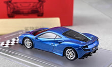 Load image into Gallery viewer, XF 1:64 Blue F8 Tributo Racing Sports Diecast Model Metal CarNew