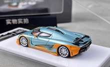 Load image into Gallery viewer, TPC 1:64 Ice Blue Regera Racing Sports Model Diecast Metal Car New Collection