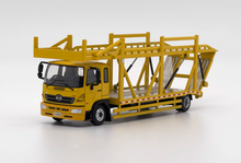 Load image into Gallery viewer, UM 1:64 Yellow 500 HINO Ranger Double Transport truck Model Diecast Metal Car