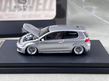 Load image into Gallery viewer, Maxwell 1:64 Silver VW Golf GTI MK6 VIP BBS Sports Model Diecast Metal Car New Collection