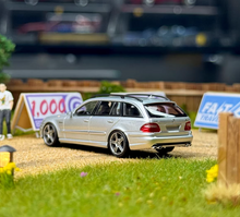 Load image into Gallery viewer, King 1:64 Silver E63 AMG Estate S211 Wagon Sports Model Diecast Metal Car New Collection