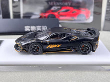 Load image into Gallery viewer, HKM 1:64 Black Mansory F9xx Hard Top Racing Sports Model Diecast Metal Car New Collection