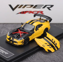 Load image into Gallery viewer, HM 1:64 Yellow Viper MK3 ACR Coupe Sports Model Diecast Metal Car New Collection