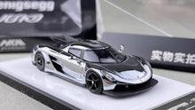 Load image into Gallery viewer, HKM 1:64 Plating Silver Jesko Absolut Racing Sport Model Diecast Metal Car New Collection