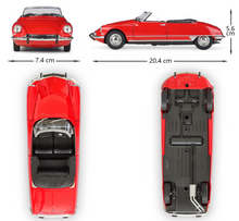 Load image into Gallery viewer, WELLY 1:24 DS 19 Cabriolet Convertible Sports Model Diecast Metal Car Display