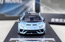 Load image into Gallery viewer, MJ 1:64 Ice Blue Huracan LP610 GT Sports Model Diecast Metal Car New Collection