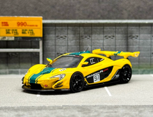 Load image into Gallery viewer, CM 1:64 HEC Set Yellow Mclaren P1 Senna GTR Sports Model Diecast Metal Car New Collection