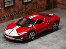 Load image into Gallery viewer, Bburago 1:64 Red 296 GTB Fiorano Sports Open Model Diecast Metal Car New Collection