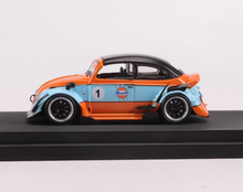 Load image into Gallery viewer, HKM 1:64 RWB Gulf Beetle VW Convertible #1 Sports Model Diecast Metal Car New