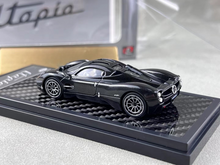 Load image into Gallery viewer, LCD 1:64 Black Carbon Utopia Racing Sports Coupe Model Diecast Metal Car New Collection
