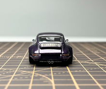 Load image into Gallery viewer, Zincit 1:64 Purple 911 964 Singer Coupe Sports Model Diecast Metal Car New Collection