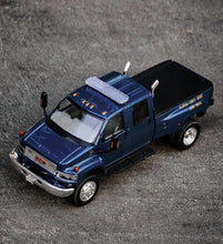 Load image into Gallery viewer, GOC 1:64 Blue Police Topkick C4500 Pickup Truck Model Diecast Metal Car New Collection