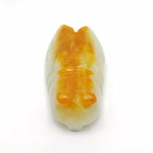 Load image into Gallery viewer, Nature Cicada Jade Pendant Necklace Gift Jewelry charm Blessing Lucky Fortune d