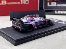 Load image into Gallery viewer, Star 1:64 Purple F40 LBWK Racing Sports Model Diecast Metal Car New Collection