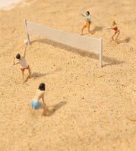 Load image into Gallery viewer, 1:64 Painted Figure Model Miniature Resin Diorama Sand Beach Volleyball Sports
