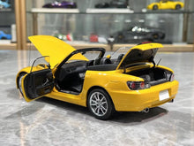 Load image into Gallery viewer, MH 1:18 Yellow JDM S2000 AP2 Sports F22C Engine Model Diecast Metal Car New Collect