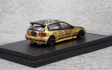 Load image into Gallery viewer, SW 1:64 JDM Gold EG6 Civic Hatchback Figure Sports Model Diecast Metal Car New