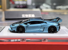 Load image into Gallery viewer, 1:64 Ice Blue LP610 Huracan GT Sports Model Diecast Resin Car New Collection