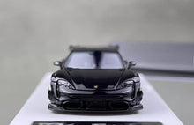 Load image into Gallery viewer, 404Error 1:64 Black Taycan Roof Box Racing Sports Model Diecast Resin Car New Collection