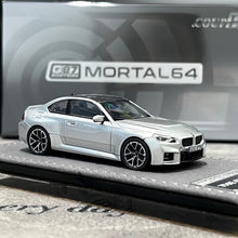 Load image into Gallery viewer, Mortal 1:64 Silver M2 G87 Coupe Sports Model Diecast Metal Car New Collection