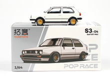 Load image into Gallery viewer, Poprace 1:64 White VW Golf GTI MKII Sports Model Diecast Metal Car New