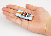 Load image into Gallery viewer, Poprace 1:64 Singer 964 Targa Gulf Racing Sports Model Diecast Metal Car New Collect