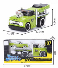 Load image into Gallery viewer, Maisto 1:64 1966 C60 Flatbed Trailer 1959 El Camino Model Diecast Metal Car