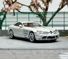 Load image into Gallery viewer, SW 1:64 White SLR McLaren Coupe Racing Sports Model Diecast Metal Car New Collection