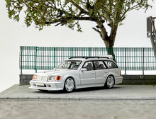 Load image into Gallery viewer, Mortal 1:64 HEC White E300 S124 T MODEII EVO2 Wagon Model Diecast Metal Car