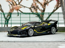 Load image into Gallery viewer, LT 1:64 Green FXXK EVO #44 Super Racing Sports Model Diecast Metal Car New Collection