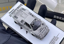 Load image into Gallery viewer, Topart 1:64 Gray LBWK Countach #41 Sports Model Diecast Metal Car New Collection