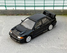 Load image into Gallery viewer, Tarmac 1:64 JDM Black Lancer GSR EVO III Sports Model Diecast Metal Car New Collection