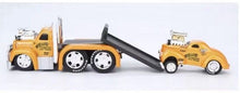 Load image into Gallery viewer, Maisto 1:64 1953 Mack B61 Flatbed Trailer Willys Gasser Model Metal Car New