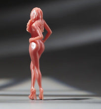 Load image into Gallery viewer, 1:64 Painted Unpainted Figure Model Miniature Resin Diorama Sand Pink Bikini Gal