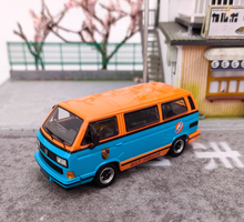 Load image into Gallery viewer, Master 1:64 Gulf VW B32 T3 Multivan Van Camper Diecast Model Metal Car New