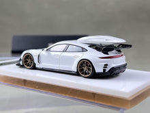 Load image into Gallery viewer, 404Error 1:64 White Taycan Roof Box Racing Sports Model Diecast Resin Car New Collection