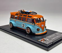 Load image into Gallery viewer, Liberty 1:64 VW T1 Gulf Van Camper Sports Model Diecast Metal Car Box