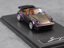 Load image into Gallery viewer, RM 1:64 Purple Singer 930 Turbo Study Convertible Model Diecast Metal Car New Collection