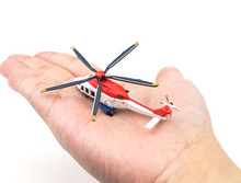 Load image into Gallery viewer, XCARTOYS 1:210 Military AW139 Helicopter Model Diecast Metal New Collection