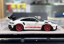 Load image into Gallery viewer, HH 1:64 White Red Rims 992.1 GT3 RS Sports Model Diecast Resin Car New Collection