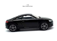 Load image into Gallery viewer, 1:76 Black TT Coupe Hatchback Sports Model Diecast Metal Car New Collection