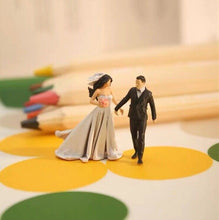 Load image into Gallery viewer, 1:64 Painted Figure Model Miniature Resin Diorama Wedding Couple Bride Groom Toy Collection