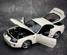 Load image into Gallery viewer, LCD 1:18 White JDM Supra A80 Coupe Racing Sports Model Diecast Metal Car New